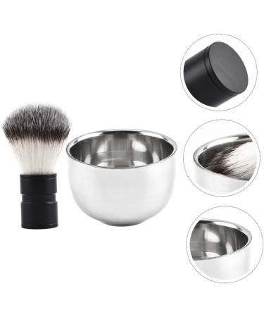 Beavorty Men's Stainless Steel Shaving Set - Beard Brush Shaving Cup & Foam - Premium Aluminum Shaving Kit - Buy Online on GoSupps.com