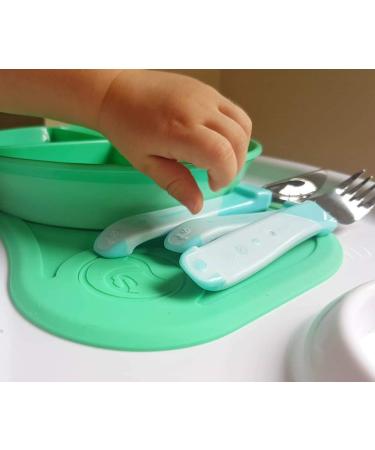 Twistshake Children's Cutlery Set - Stainless Steel Learning Utensils for Toddlers (Fork Knife & Spoon) - BPA Free Ages 12 Months+ White - Buy Online on GoSupps.com