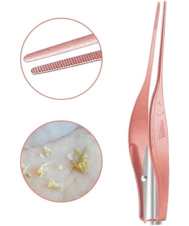 Ear Cleaner LED Flashlight Earpick Wax Removal Tweezer Luminous Kids Stainless Steel Tweezer Remover - Buy Online on GoSupps.com