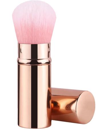 Retractable Makeup Brush | Travel Telescopic Cosmetics Brushes | Soft Face Makeup Brushes Beginner Friendly Powder Brush for Foundation Gold - Buy Online on GoSupps.com