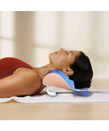 Pain Relief Cushion & Neck Traction Device | Cervical Spine Support Travel Pillow for Tension Relief - Buy Online on GoSupps.com