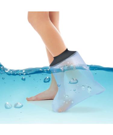 Shower protection foot waterproof foot plaster covers for shower adults leg protector shower wound protection water protection for wounds shower plaster covers Foot ankles