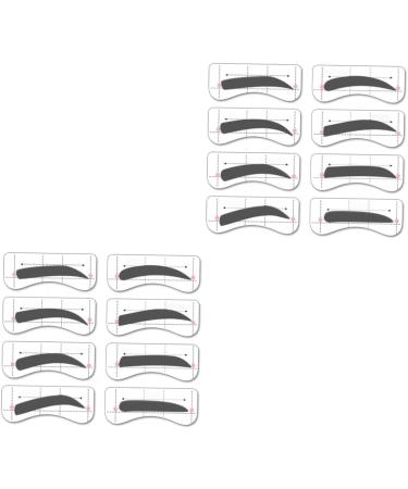 Ipetboom Kits 64 Pairs 8 Eyeshadow Eyebrow Stencils Eyebrow Makeup Tools Mold Tracking Device Eyebrow Trimming Eyebrow Stickers mediumx2pcs As Shownx2pcs - Buy Online on GoSupps.com