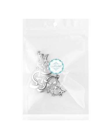 Lurrose Celtic Knot Hair Clip | Vintage Braids Hair Slide Jewelry - Buy Online on GoSupps.com