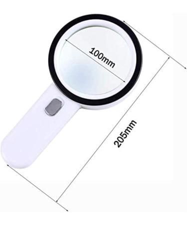Professional ES Vision aids 30 Times Portable Light 100mm Large Optical Lens High-Definition Lightweight for Viewing Books Newspapers Stationery Full of Stars - Buy Online on GoSupps.com