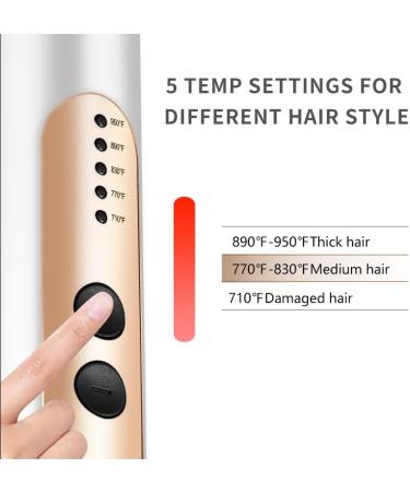 SK-1008 Hair Straightener Brush | 360 Swivel Cord | Adjustable Heat | Fast Heating | Silky Smooth Hair Styling Tool - Buy Online on GoSupps.com