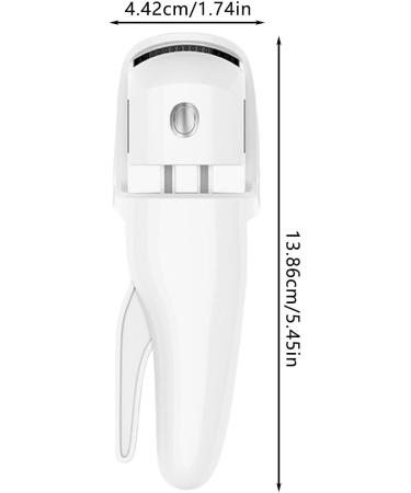 Eyelash Curler Heat | 230mah Battery Portable Small Eyelash Curler - Ergonomic Eye Lash Curling Tool Handheld Eyelash Heated Tool for Eyelashes Makeup White - Buy Online on GoSupps.com