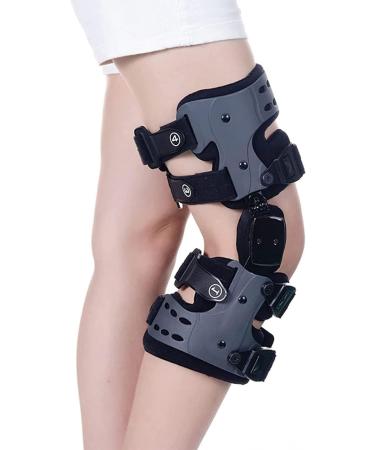 Osteoarthritis Unloader Hinged Adjustable Knee Stabilizing Knee Sleeve Protects And Recovers From Unloading Arthritis Cartilage Repair Joint Pain Medial Or Lateral Degeneration ( Color : Right )
