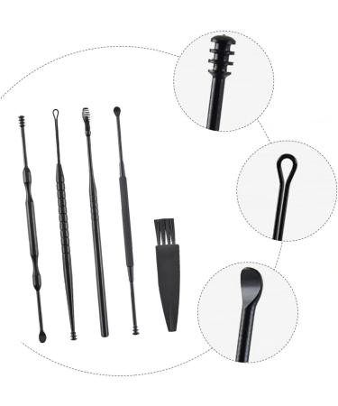 Lurrose Ear Cleaner Kit - Earwax Removal Tool with Rotating Scoop and Steel Pick for Ear Cleaning - Practical Ear Care Set - Buy Online on GoSupps.com