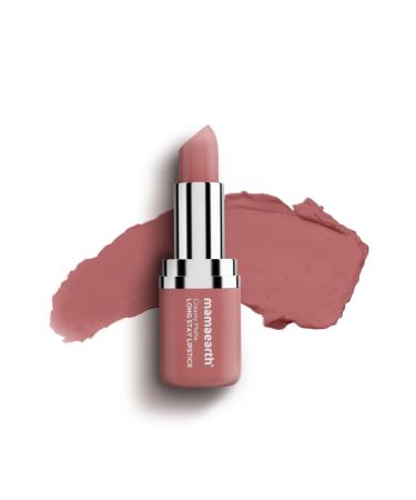 Creamy Matte Long Stay Lipstick with Murumuru Butter and Vitamin E for 8Hour Long Stay FeelFree & NonDrying Intense Color Payoff 42g Pillow Nude
