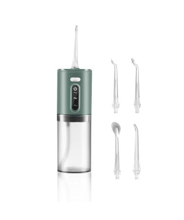 Water Dental Flosser Teeth Pick Portable Cordless Oral Irrigator 280ML Rechargeable IPX7 Waterproof Travel Long endurance Tooth and Gum Cleaning