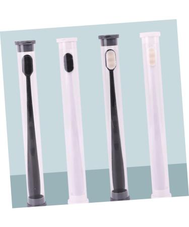 Travel Toothbrush with Dental Bristles - Gatuida Oral Care Tool for Effective Tooth Cleaning (Black 1 Pack) - Buy Online on GoSupps.com