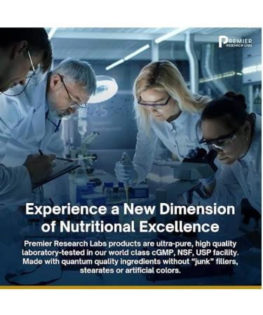 Premier Research Labs PQQ Complex with CoQ10 - Antioxidant & Heart Support Supplement - 60 Veg Capsules - Buy Online on GoSupps.com