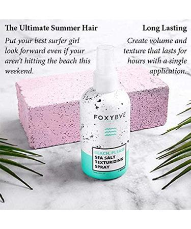 FoxyBae Beach Please Sea Salt Texturizing Spray 8 oz with Perfume/Cologne Samples - Buy Online on GoSupps.com