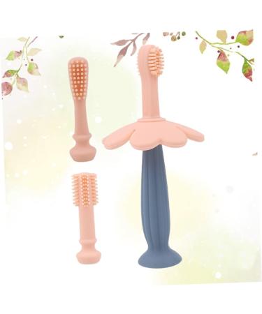 Minkissy Soft Bristle Toothbrush for Children 12 Months & Older | Pink Rubber Care Brush - 1 Pack - Buy Online on GoSupps.com