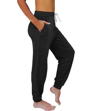Automet Women's Baggy Sweatpants with Pockets - Black, X-Large - Buy Online on GoSupps.com