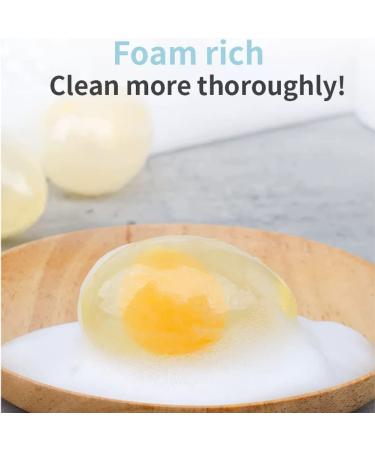 Premium Handmade Crystal Egg Soap | Natural Ingredients & Essential Oils | Handcrafted Egg-Shaped Body Cleanser for Soft Clean Skin - Buy Online on GoSupps.com