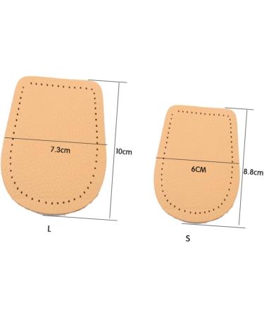 Minkissy Ball of Foot Cushions for Heels - Thickened Leather & Latex Forefoot Pads for Women - Yellow Half Insoles - Buy Online on GoSupps.com