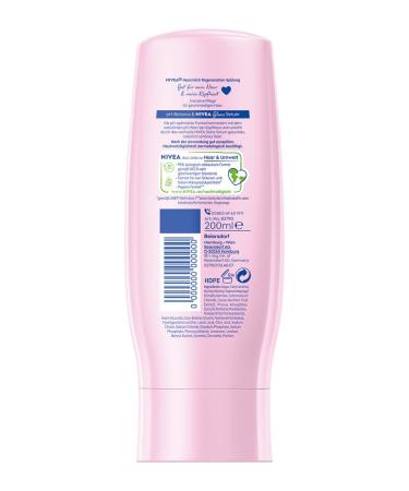Nivea Hair Milk Regeneration Conditioner 200ml | pH Balance Almond Milk & Shine Serum for Normal to Dry Hair | Intensive Nourishing Rinse - Buy Online on GoSupps.com