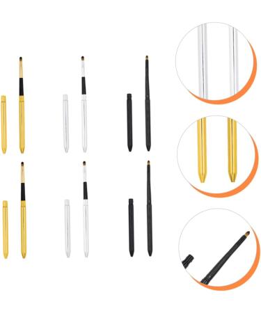 minkissy 6pcs Retractable Lip Brush Lip Brush for Lipstick Women Lipstick Brush Eyeshadow Brush Makeup Use Lipstick Brush Cosmetics Brush Makeup Accessory Makeup Tool Lip Mask Brush - Buy Online on GoSupps.com