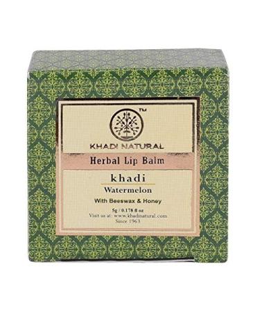 Khadii Watermelon Lip Balm with Beeswax and Honey 5g | Lip Balm for Soft Lips | Nourishing Lip Balm for Dry Lips | Unisex Lip Balm