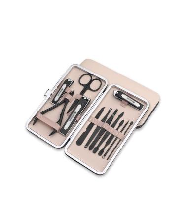 Nail kit Manicure Set Set Adult Stainless Steel Pedicure Kit Manicure Beauty Kit Portable Travel Beauty Kit (Size : Gold) (Size : D)