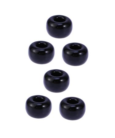 Alipis 6 pcs toothbrush holder mini lover black x2pcs medium x2pcs