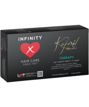  LxF SINCE 1957 Infinity Hair Care Kopexil cell Terapy intensive anti-hair loss treatment for weak or brittle hair. Pack of 12 x 7 ml ampoules. - Buy Online on GoSupps.com