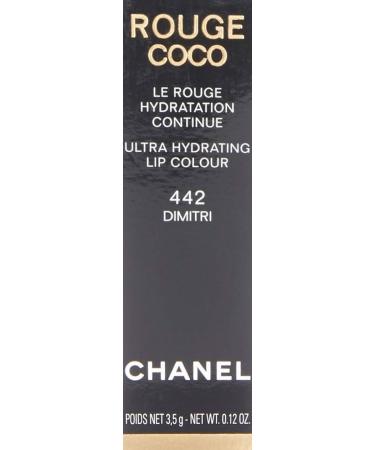 Chanel Rouge Coco Ultra Hydrating Lip Color 442 Dimitri Lipstick for Women  0.12 Ounce