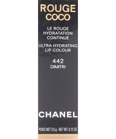 Chanel Rouge Coco 442 Dimitri Lipstick for Women 0.12 oz - Ultra Hydrating Lip Color - Buy Online on GoSupps.com