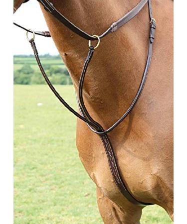 Shires Salisbury Running Martingale-Black Pony