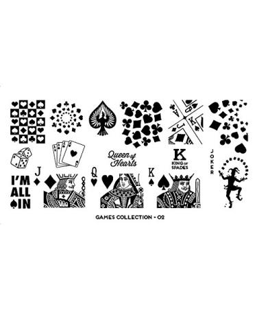 MoYou Stamping Schablone - Games 02 | International Shipping | High-Quality Nail Art Stencils - Buy Online on GoSupps.com