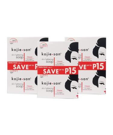 Original Kojie San Skin Lightening Soap | 6 Bars of 65 Grams | Free US Shipping