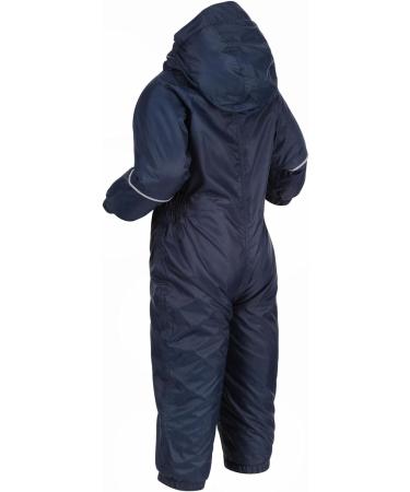 Regatta Kids Splosh III Waterproof Puddle Suit Navy 5 - Childrens Rain Coveralls - Buy Online on GoSupps.com