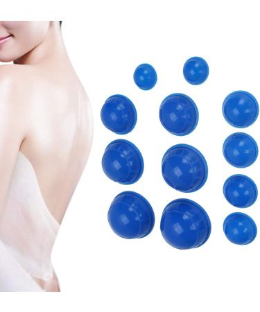 Silicone Cupping Device - Blue Massage Acupuncture Cup for Health & Wellness | Fast International Shipping - Buy Online on GoSupps.com