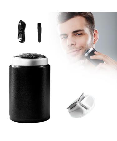 2024 Newest Mini Portable Electric Shaver Mini Electric Shaver One-Button Use Electric Razor for Men Portable Powerful Storm Razor for Men Women Travel Essentials (Shaver+1 Blades)