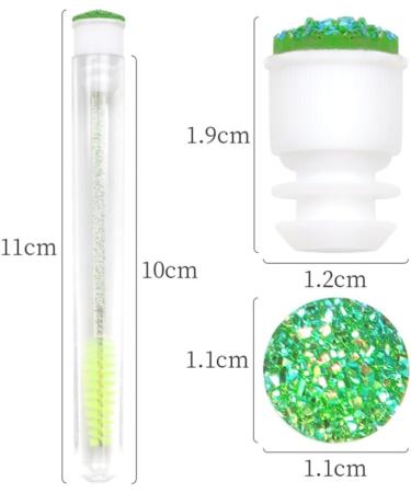 wemee 30PCS Eyelash Brush Tube Makeup Mascara Brush Replaceable Dust-Proof Eye Lash Eyebrow Brush Tube for Eyelashes Extension - Buy Online on GoSupps.com