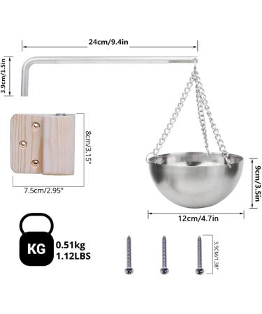 Buy Aroma Bowl Sauna - 350ml Stainless Steel Accessories for Spa & Sauna - Perfect Oil Bowl for Relaxation - Buy Online on GoSupps.com