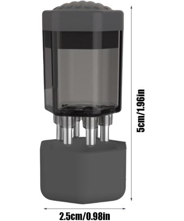 Scalp Application Comb - Hair Oil Applicator Hair Oiling Applicator Bottle | Portable Hair Growth serrum Applicator with Top-Mounted Refill Hair Root treeatment Applicator Comb for Hair Growth 1x2 Gray - Buy Online on GoSupps.com