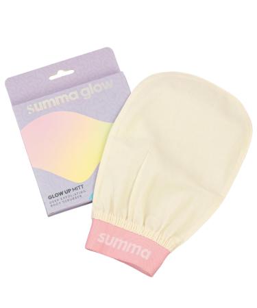 Summa Glow Deep Exfoliating Body Scrubber Mitt Exfoliating Body Scrubber Glove Exfoliator Body Scrub For Removing Dry Skin Tan Remover Illuminating Gloves For Skin Shower Glove Strawberry Skin