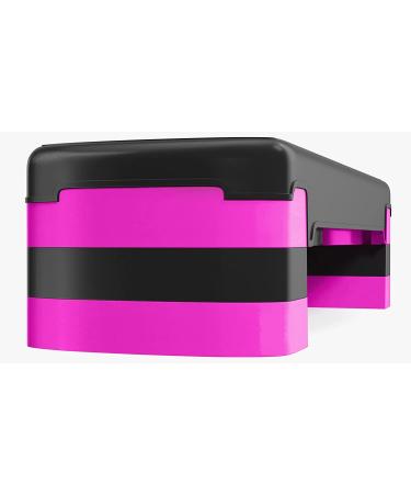 XN8 Adjustable Aerobic Stepper Exercise Step Platform with 3 Risers - Pink - Buy Online on GoSupps.com
