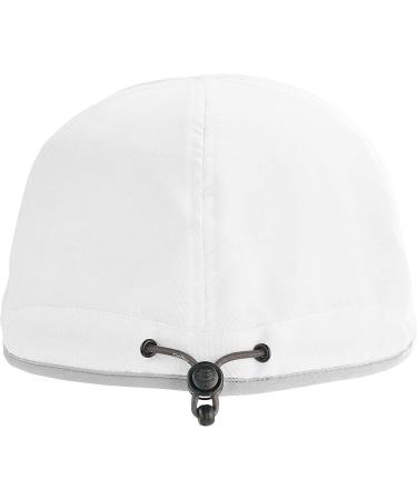 Coolibar UPF 50+ Lenny Sport Cap - Sun Protective, XX-Large White/Silver - Men's and Women's - Buy Online on GoSupps.com