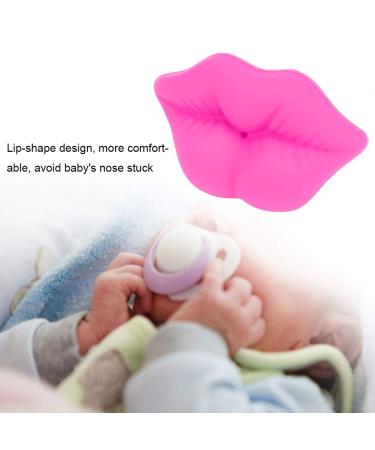 Buy Cute Lip Shaped Funny Baby Pacifier - Silicone Anti-Off Pink Pacifier for Infants - International Shipping Available - Buy Online on GoSupps.com