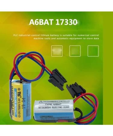 KANGLEUS 5 Pack ER17330v/3.6V PLC Battery - 1700mAh Non-Rechargeable for FANUC CNC Systems - International Shipping Available - Buy Online on GoSupps.com