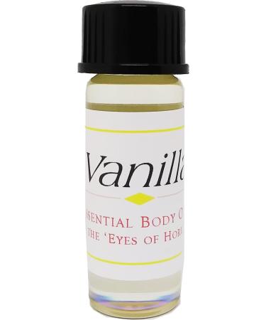 Vanilla Scented Body Oil Fragrance Regular Cap - Gold - 1/8 oz. - ID#17464