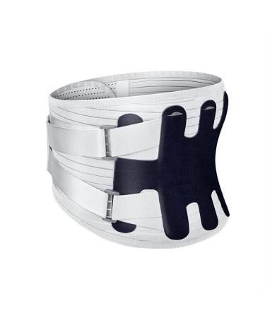 Breathable Adjustable Back Brace | Lumbar Support Belt for Sciatica & Herniated Disc - Small Gray | Pain Relief & Fitness Aid - Buy Online on GoSupps.com