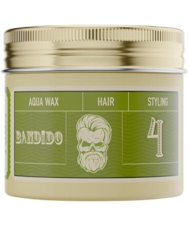 Bandido Aqua Wax No.4 Green - Strong Hold Hair Wax for Men (3 x 125ml) | Premium Styling Pomade Set - Buy Online on GoSupps.com