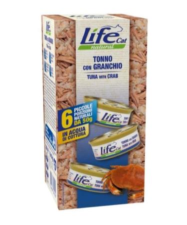 LIFE Cat Multibox Thon et crabe 6 x 50 g
