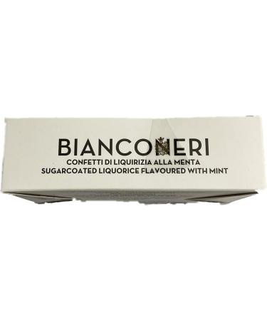 Amarelli - Bianconeri -Mint liquorice Covered by a White Layer of Sugar - 100 gr - Buy Online on GoSupps.com