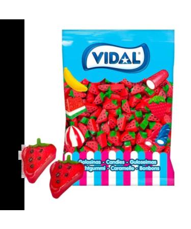 Vidal Candy Strawberry Liquorice Slices - 250 Count